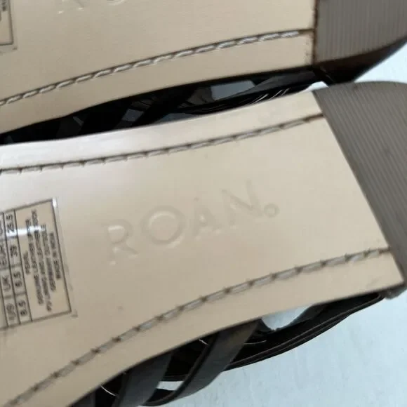 Roan by Bed Stu Pearl Gladiator Sandal Sz 8.5 Brown Leather Women’s Strappy NWOB - Picture 10 of 12